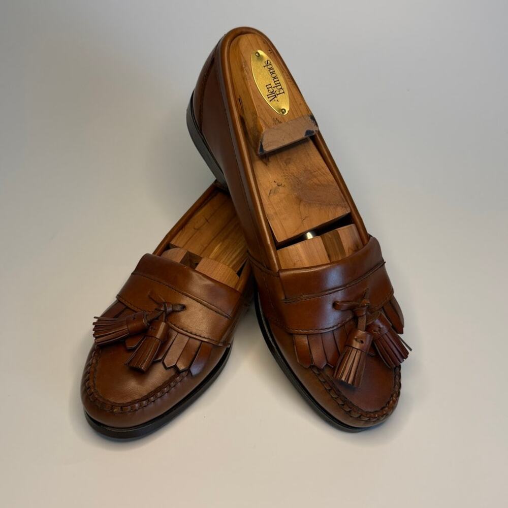 NWOT Rancourt & Co. x Cole Haan Tassel Loafer Kiltie Brown Made in USA 7 D
